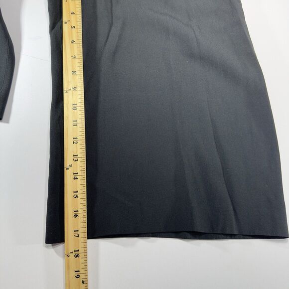 Valentino Spa Red Valentino Capri Pants Wide Leg  Sz 42 /6 US Black Quiet Luxury - Picture 15 of 16